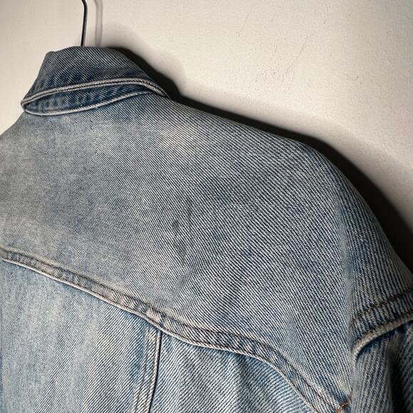 Madewell The Oversized Trucker Jean Jacket Size Small - Picture 5 of 9